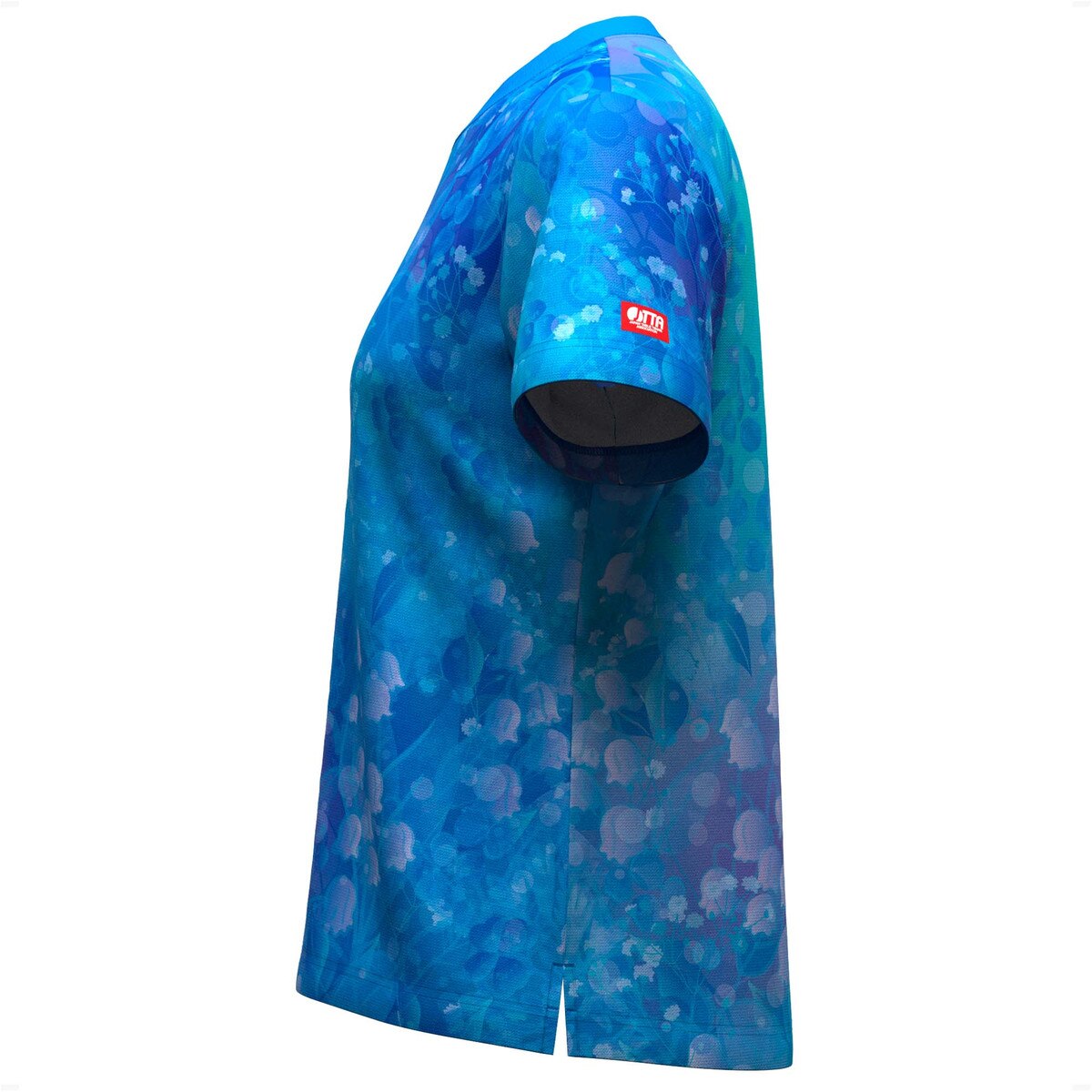 Butterfly Lowiness Lady Shirt - Blue - Left Side